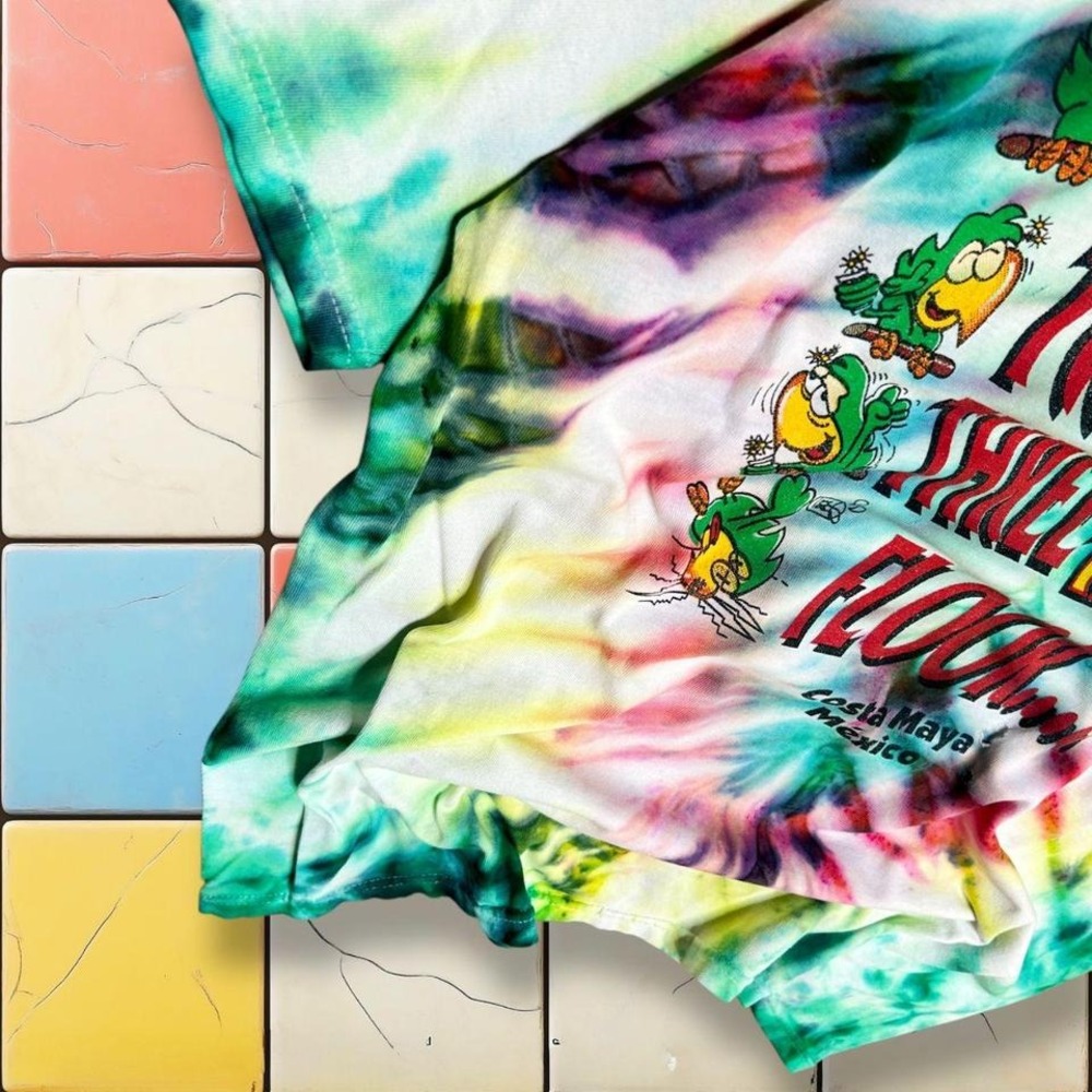 Vintage 90s One Tequila Two Tequila Three Tequila Floor‎ Cancun T-Shirt Large - Picture 3 of 8